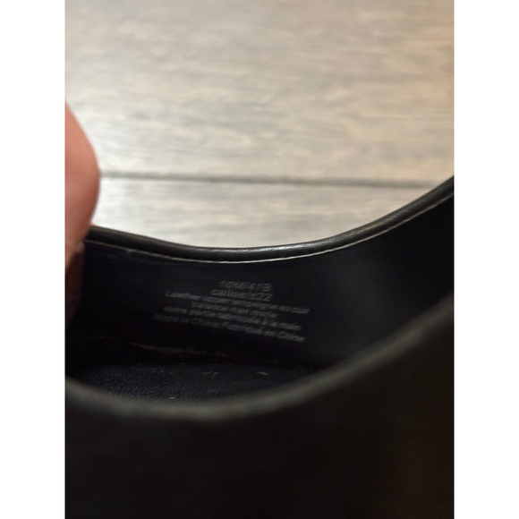 Karl Lagerfeld Paris Stiletto Heels Pointed Toe Leather Black Women's 10M/41B - Picture 9 of 12